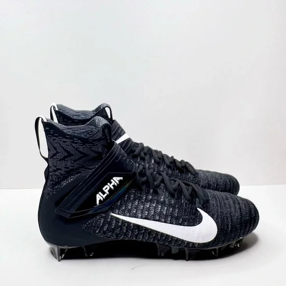 Nike Alpha Menace Elite 2 Men's Football Cleat in Black/Gray Size 11 - Picture 7 of 11